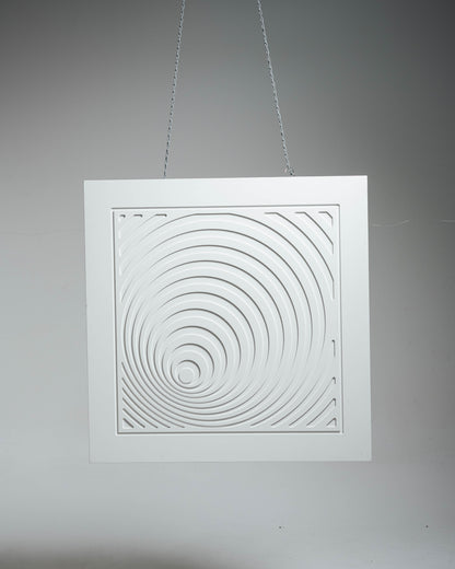 TABLEAU CINÉTIQUE EN BOIS BLANC