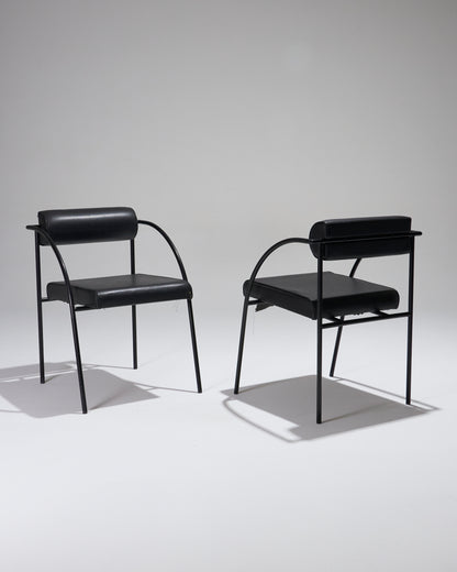 Pair of Vienna armchairs, Rodney Kinsman, 1980s
