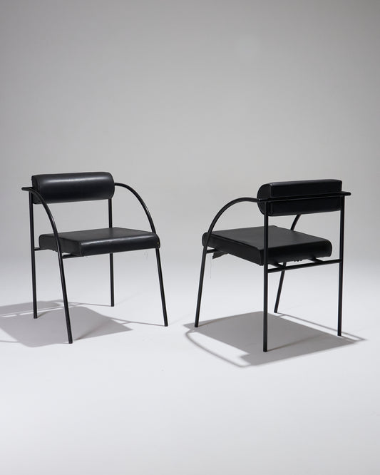 Pair of Vienna armchairs, Rodney Kinsman, 1980s