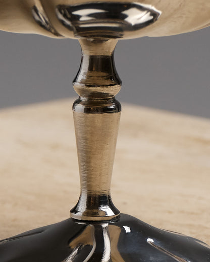 SET OF 6 METAL ICE CREAM CUPS, 1980s