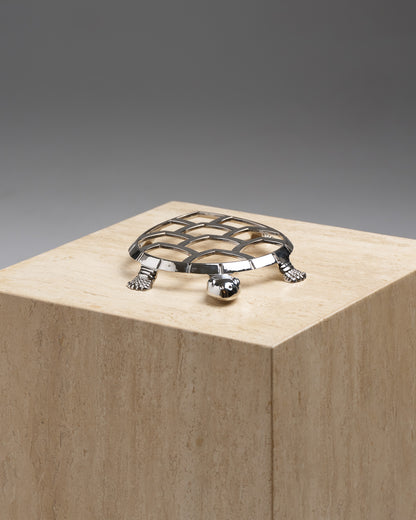 METAL TURTLE TRIVET, 1970S
