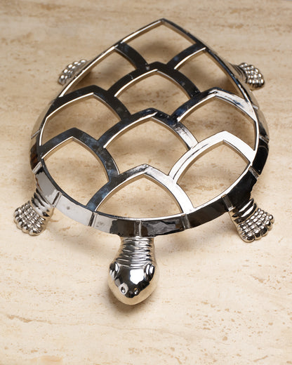 METAL TURTLE TRIVET, 1970S