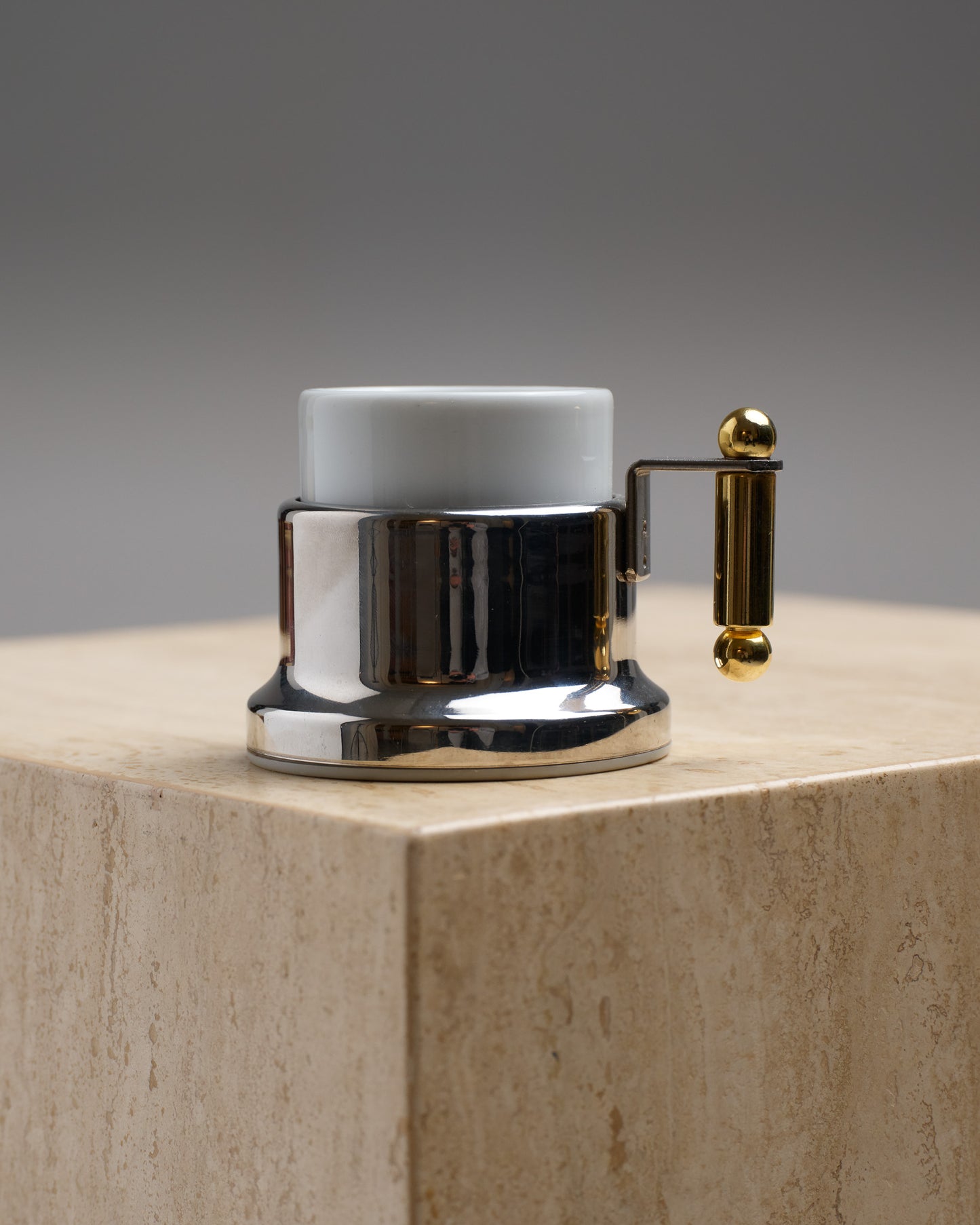 SET OF 2 ESPRESSO CUPS, VEV VIGANO, 1980s