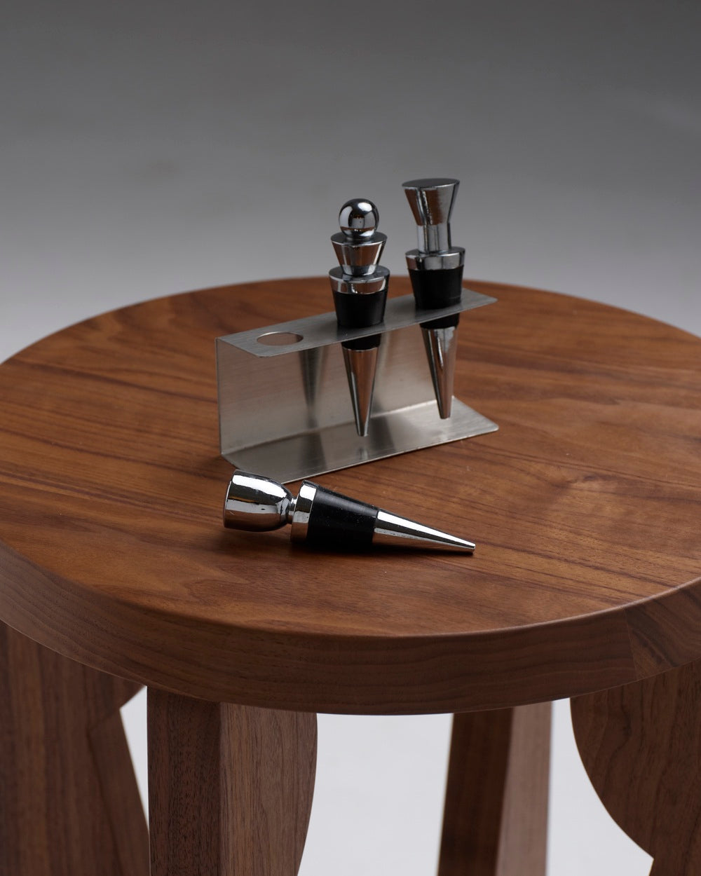 TRIO OF BOTTLE STOPPERS, 1970s