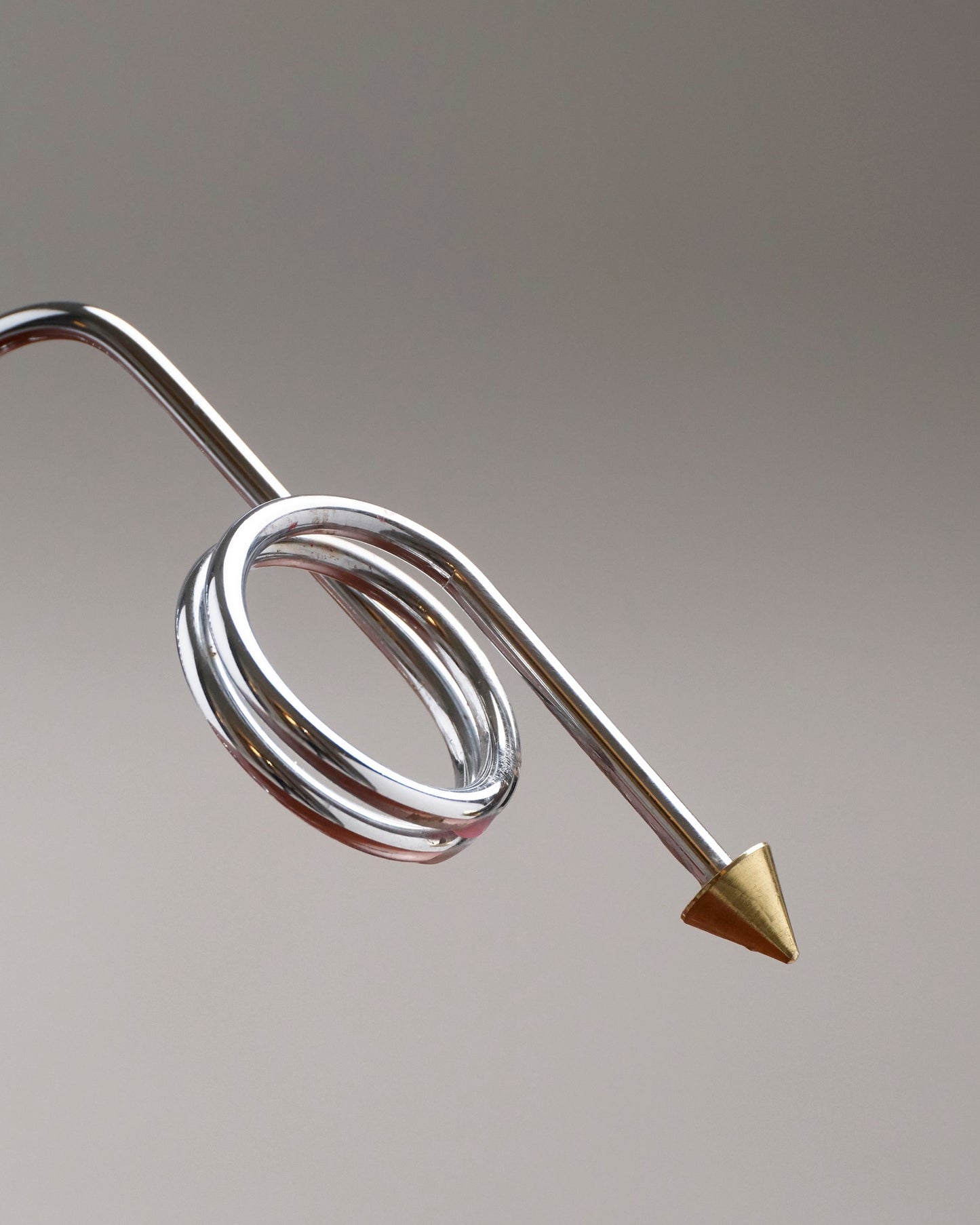 PORTE-BOUTEILLE EN MÉTAL CHROMÉ, 1970s