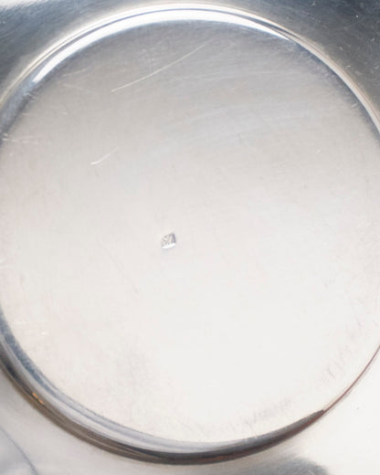 PAIR OF SILVER-PLATED METAL AND BAKELITE CUPS, 1930s