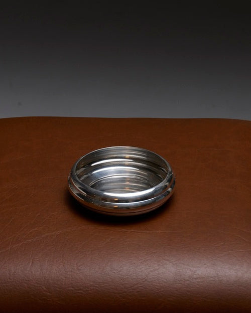 Silver-plated metal dish, Gallia, Christofle, 1940s