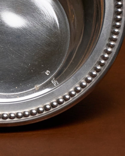 Silver-plated metal cup with silver torch, 1950s