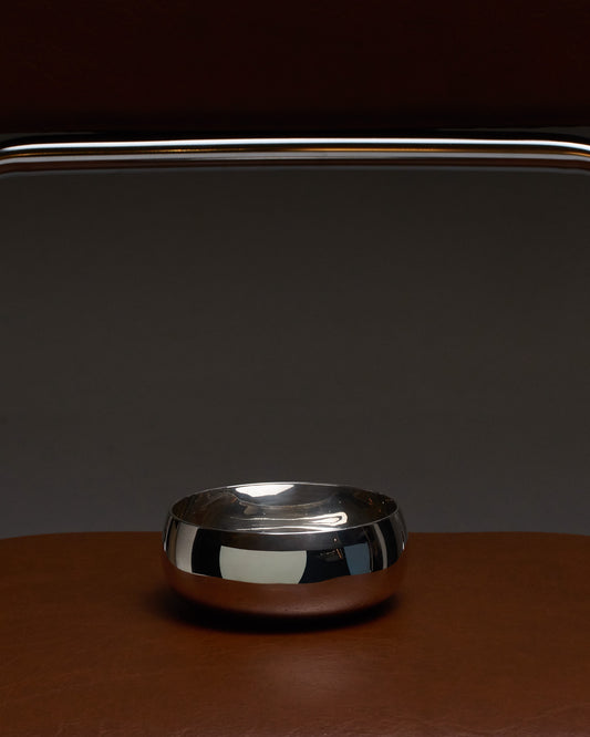 SILVER-PLATED METAL APPETIZER DISH, CHRISTOFLE, 1950s