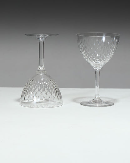 SET OF 2 WINE GLASSES, PARIS MODEL, BACCARAT