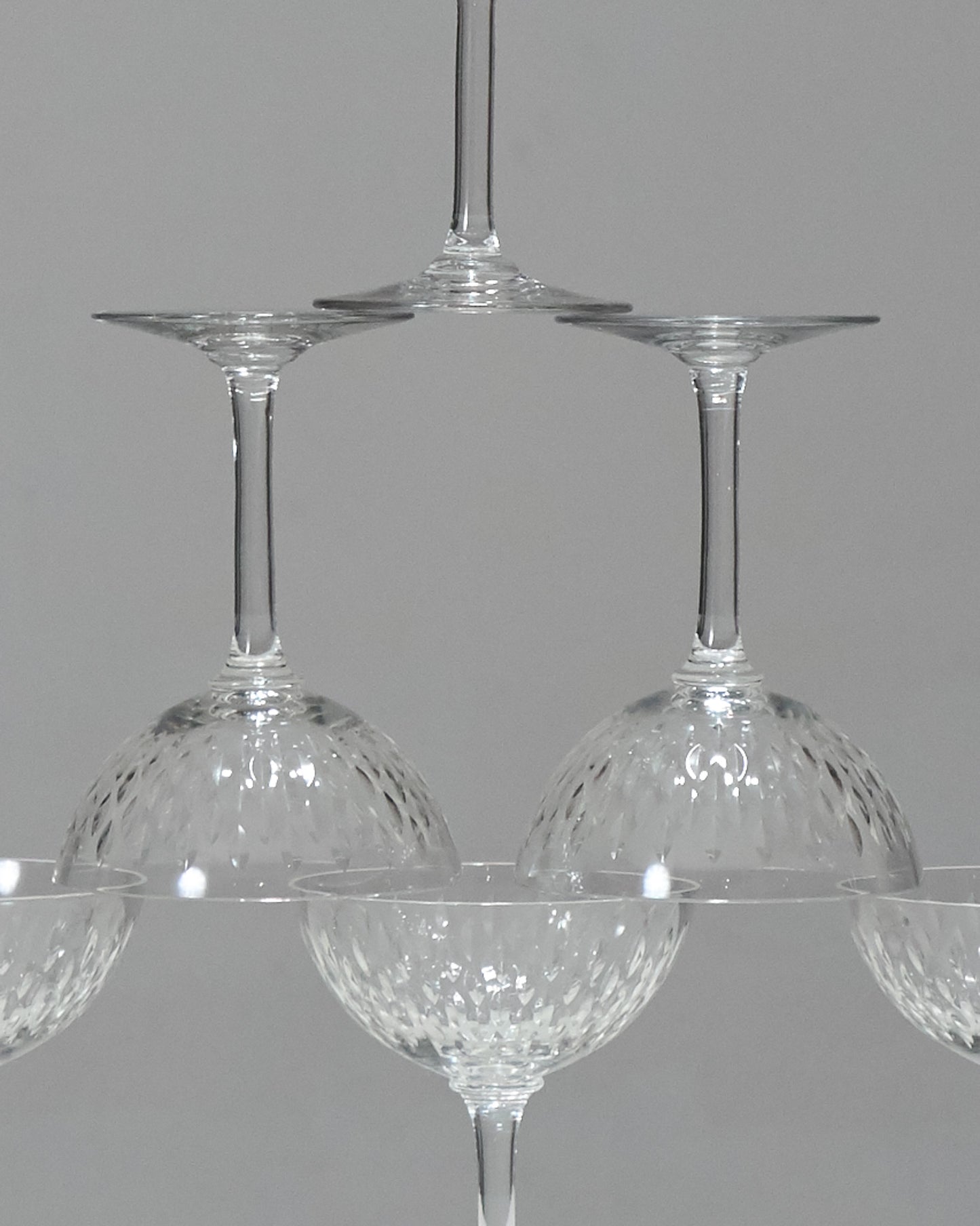 SET DE 6 COUPES À CHAMPAGNE, MODÈLE PARIS, BACCARAT