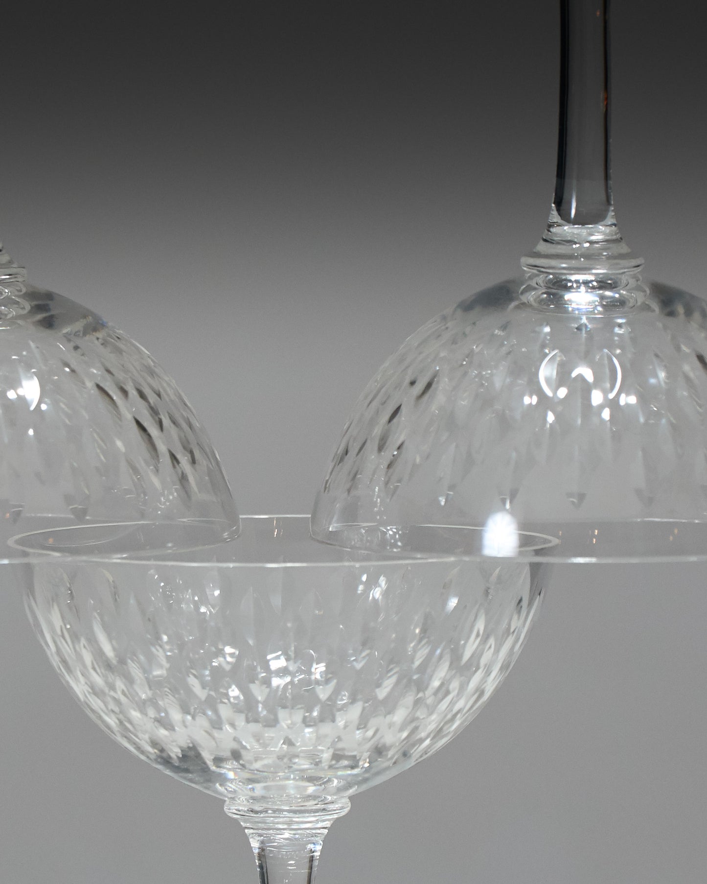 SET DE 6 COUPES À CHAMPAGNE, MODÈLE PARIS, BACCARAT