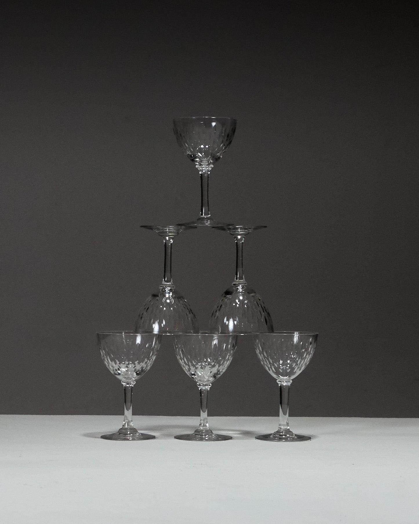SET OF 6 LIQUEUR GLASSES, PARIS MODEL, BACCARAT