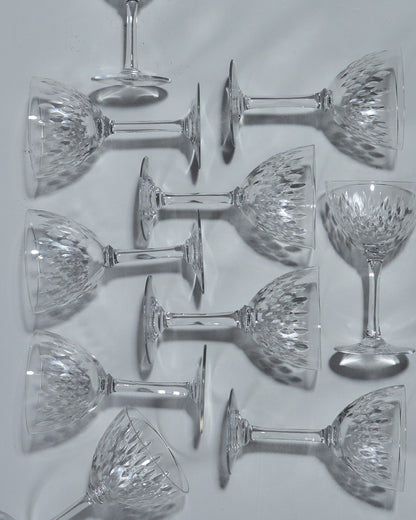 SET OF 2 WINE GLASSES, PARIS MODEL, BACCARAT