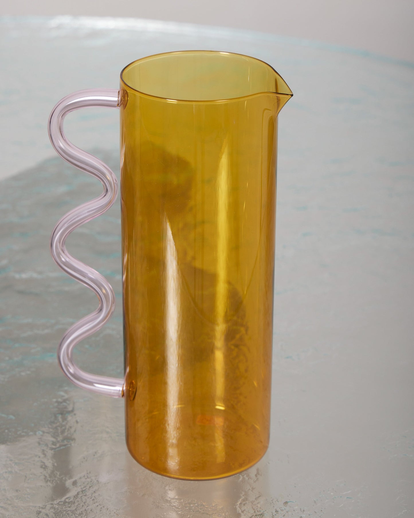 “WAVE” BOROSILICATE GLASS PITCHER