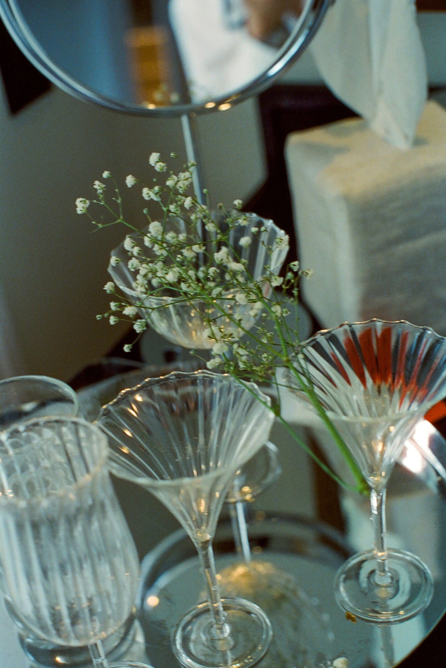 Set of 4 cosmo glasses 