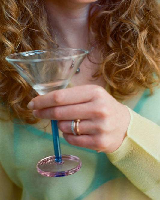 PAIR OF 'PIANO' COCKTAIL GLASSES