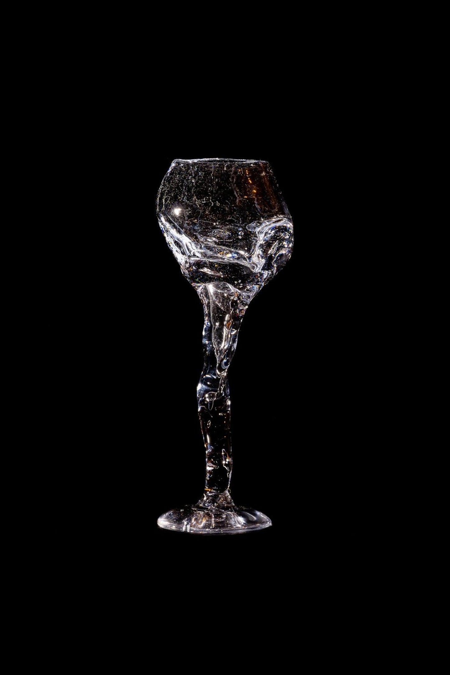 FREE-FORM WINE GLASS