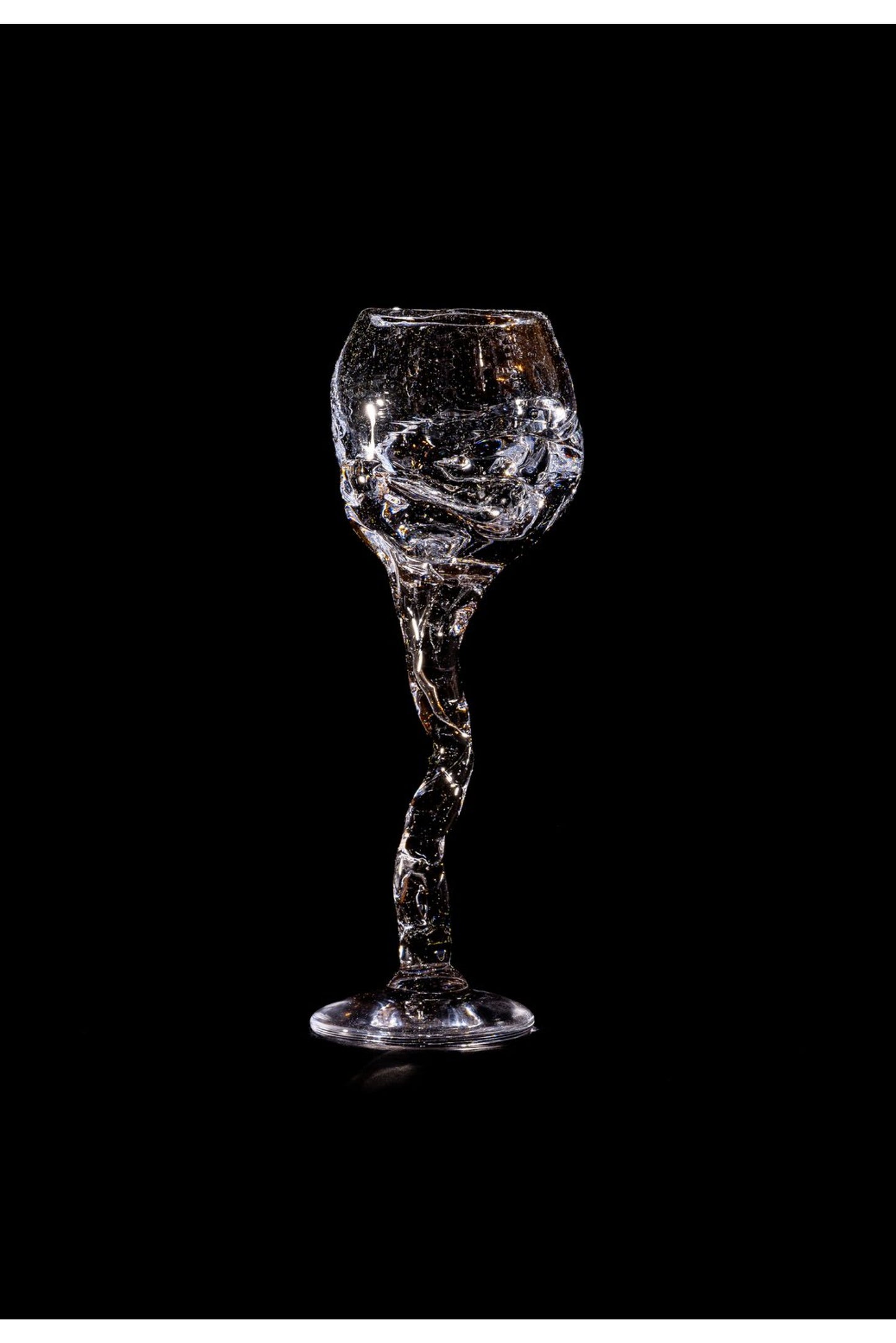 FREE-FORM WINE GLASS