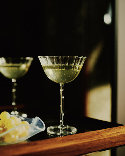 Set of 4 cosmo glasses 