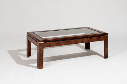Rectangular coffee table Laupe d'Orme, 1970s