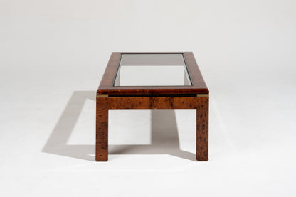 Rectangular coffee table Laupe d'Orme, 1970s