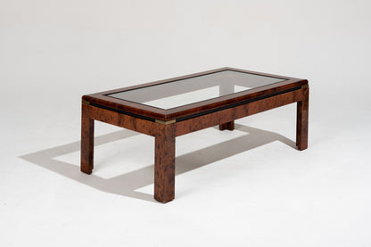 Rectangular coffee table Laupe d'Orme, 1970s