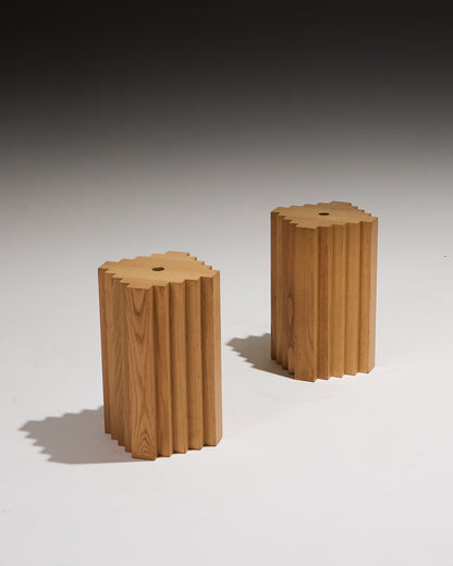 TABOURET MODULABLE EN CHÂTAIGNER MASSIF