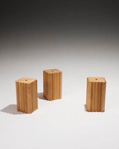 TABOURET MODULABLE EN CHÂTAIGNER MASSIF