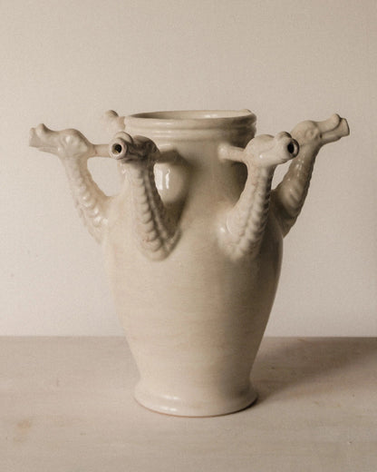 VASE EN CÉRAMIQUE THE DRAGO BIANCO