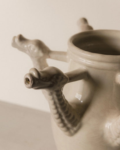 VASE EN CÉRAMIQUE THE DRAGO BIANCO