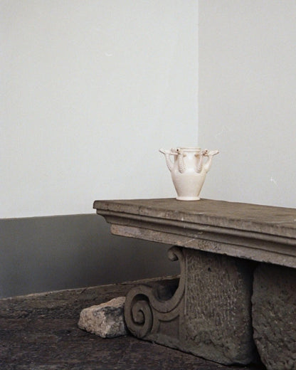 VASE EN CÉRAMIQUE THE DRAGO BIANCO