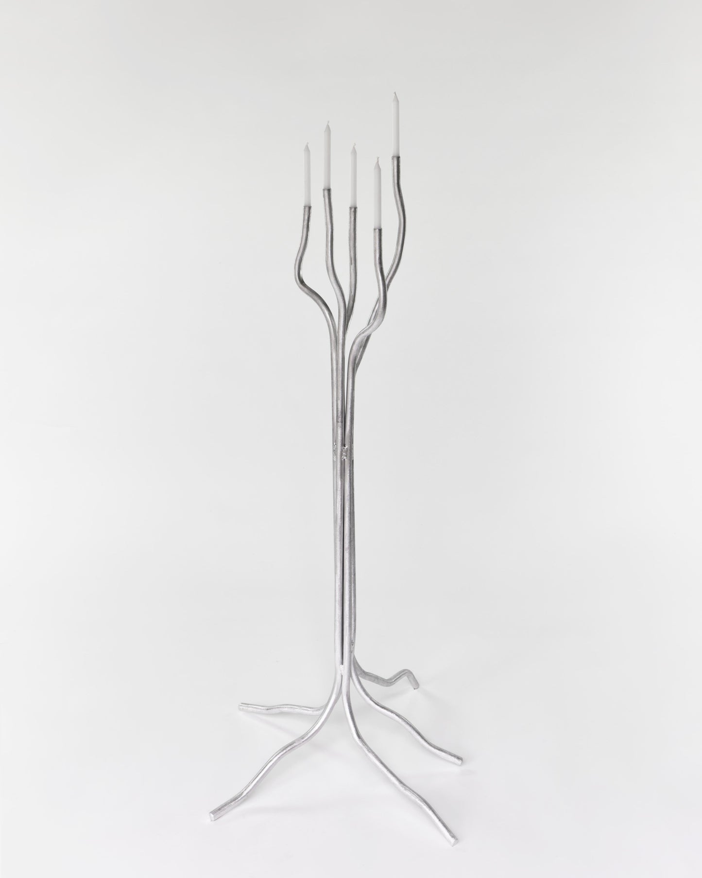 LARGE ALUMINUM CANDELABRA