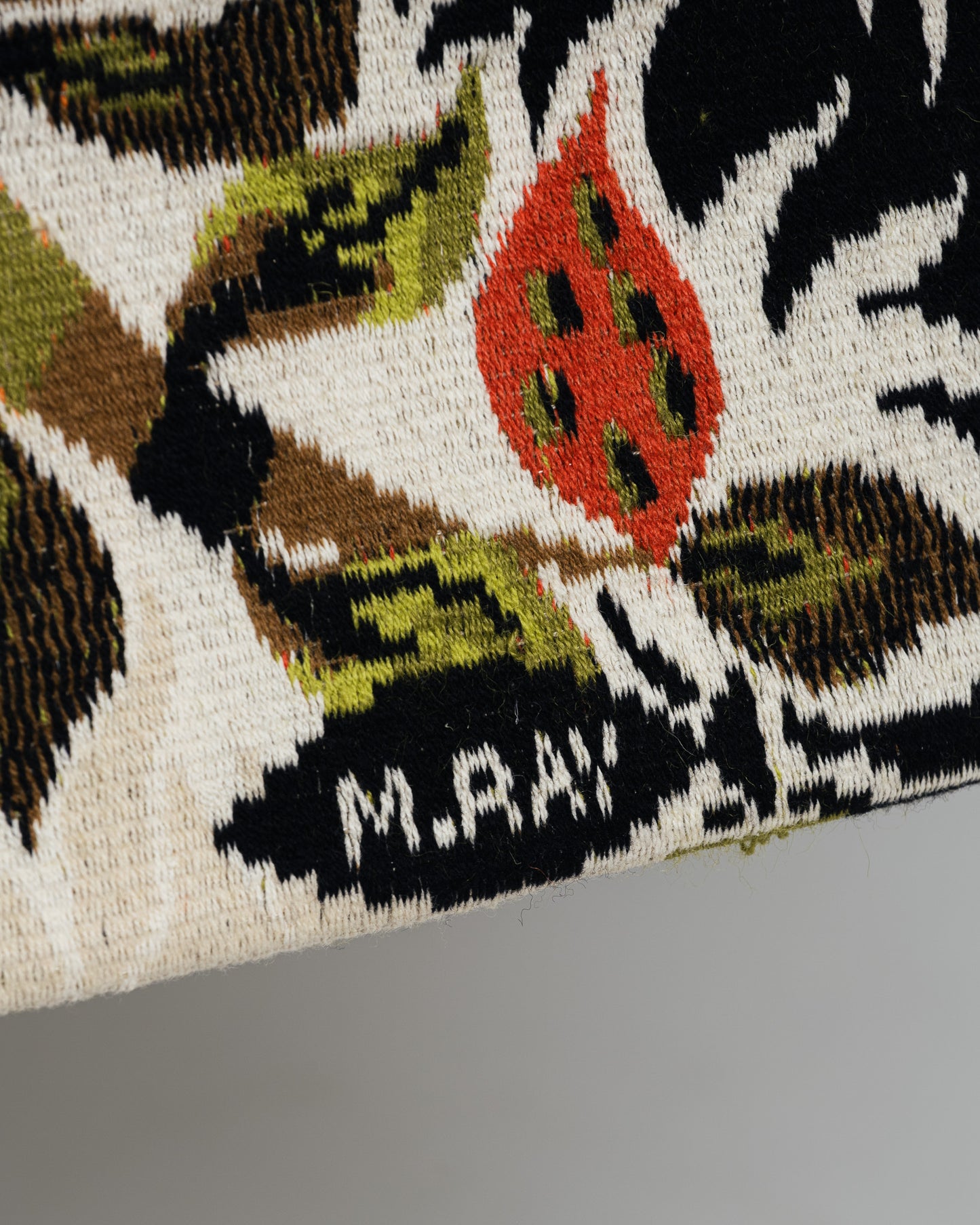 TAPISSERIE MURALE EN LAINE, AUBUSSON, 1970s