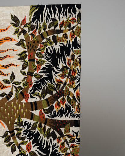 TAPISSERIE MURALE EN LAINE, AUBUSSON, 1970s