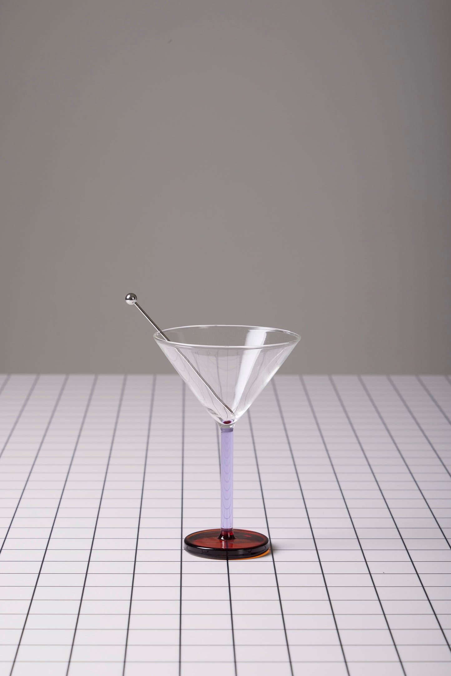 PAIR OF "PIANO" COCKTAIL GLASSES