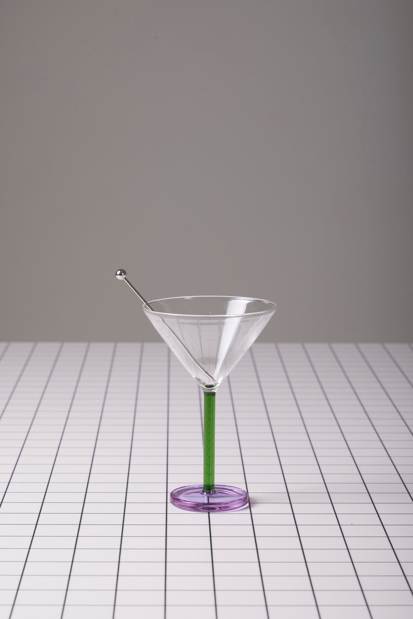 PAIR OF "PIANO" COCKTAIL GLASSES