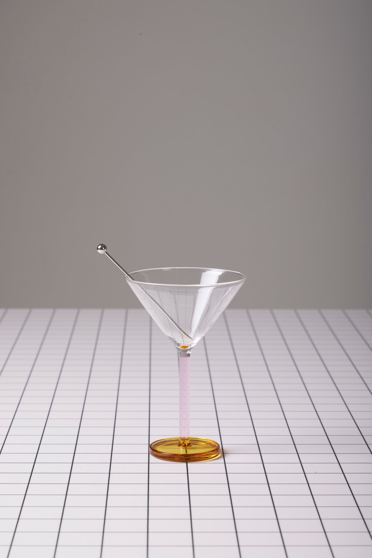 PAIR OF "PIANO" COCKTAIL GLASSES