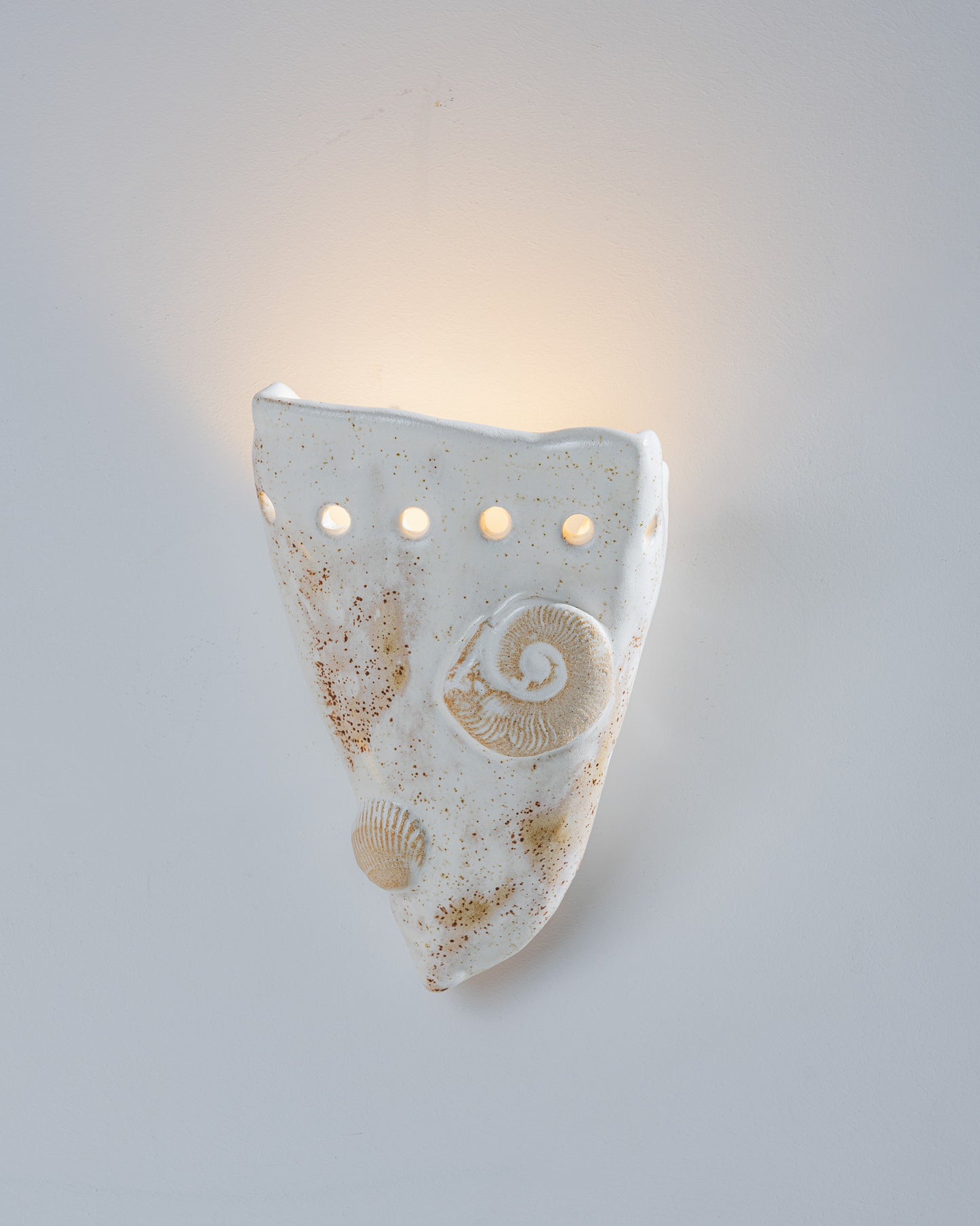 PAIR OF CERAMIC WALL LIGHTS