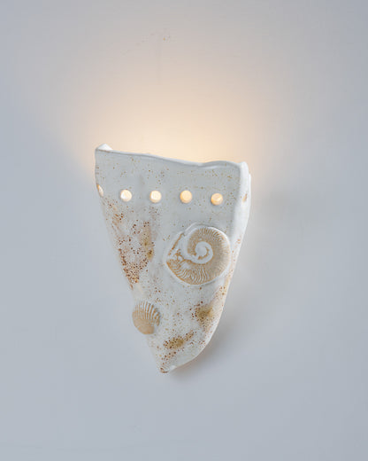 PAIR OF CERAMIC WALL LIGHTS