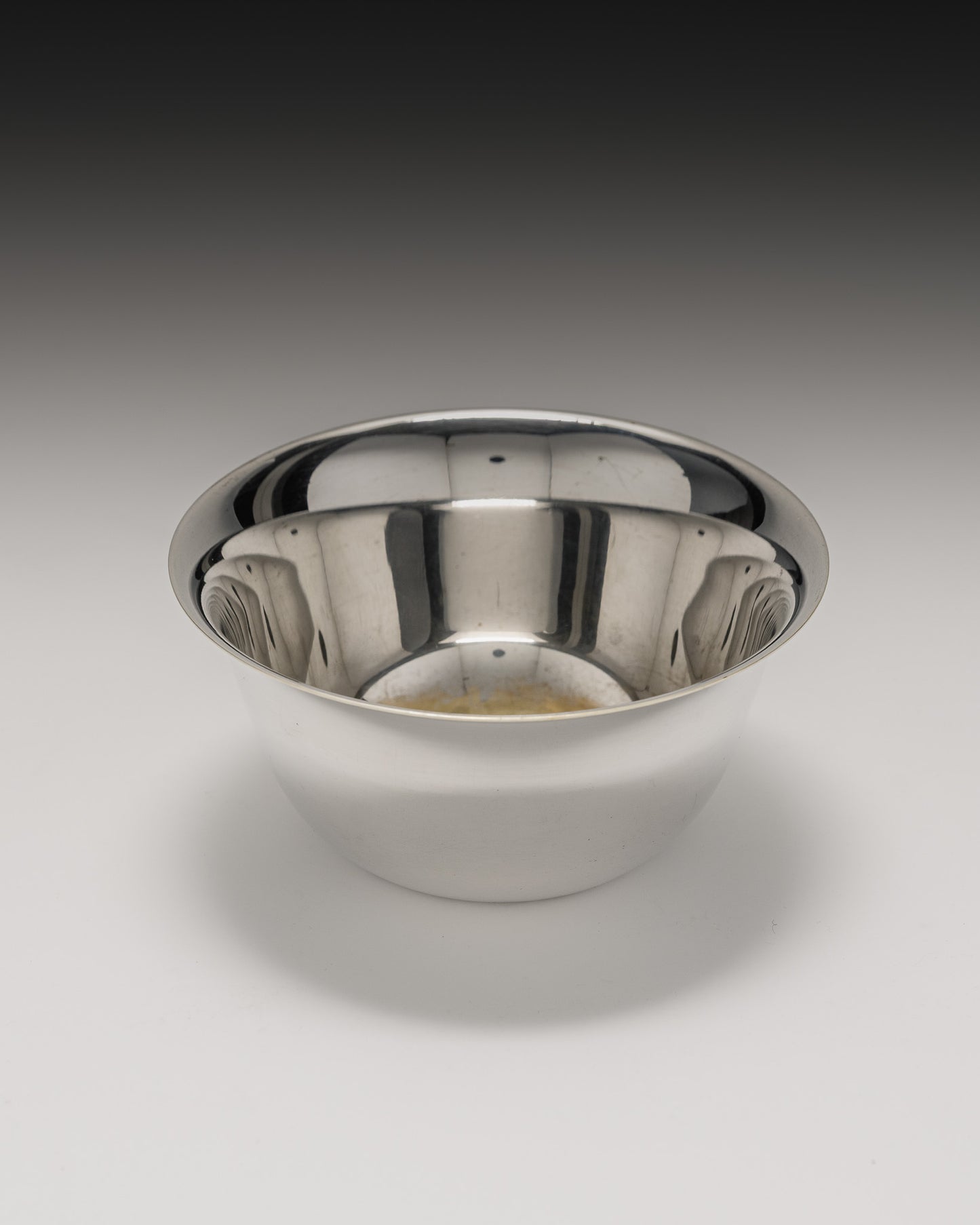 SILVER-PLATED METAL APPETIZER BOWL, 1970s