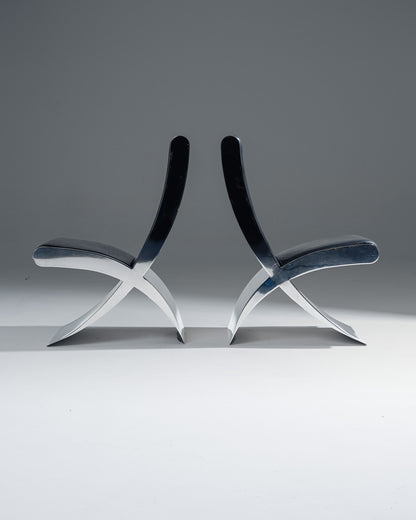 PAIR OF 'ICKS' CHAIRS, MAURICE MARTY, 2010s