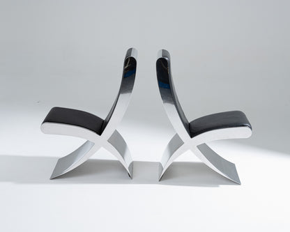 PAIR OF 'ICKS' CHAIRS, MAURICE MARTY, 2010s