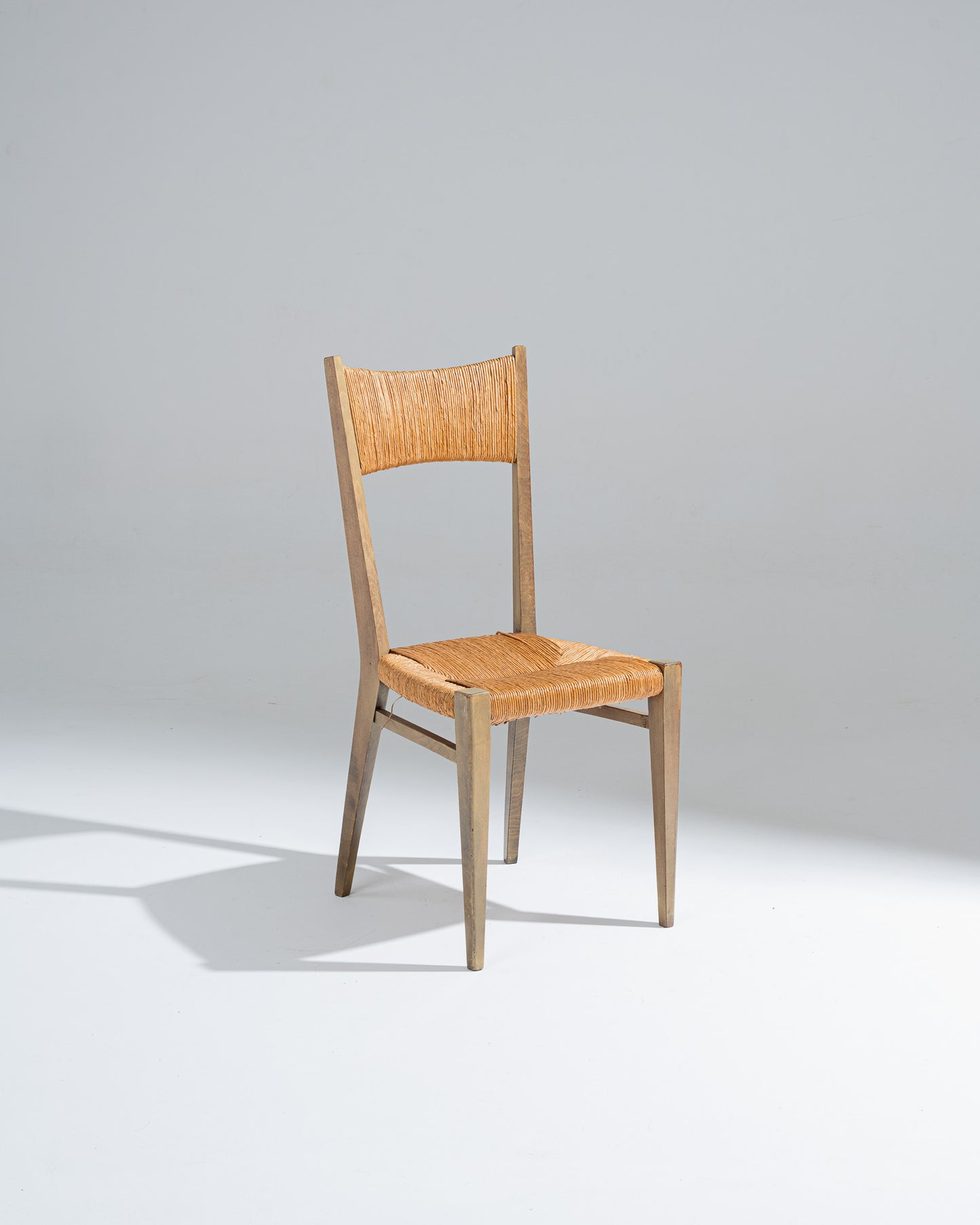 CHAISE EN PAILLE, GENEVIÈVE PONS, 1950s