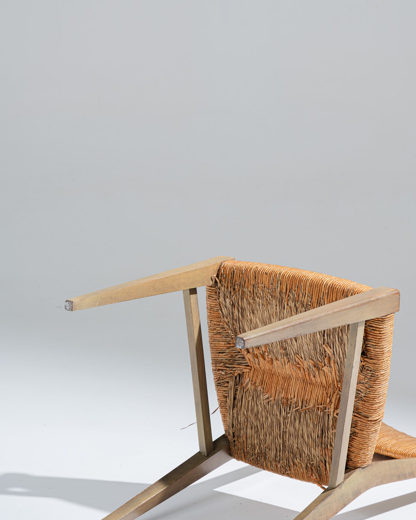 CHAISE EN PAILLE, GENEVIÈVE PONS, 1950s