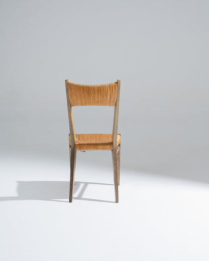 CHAISE EN PAILLE, GENEVIÈVE PONS, 1950s