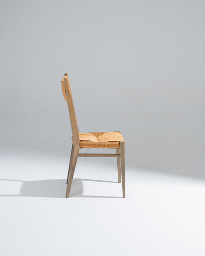 CHAISE EN PAILLE, GENEVIÈVE PONS, 1950s