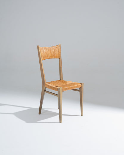 CHAISE EN PAILLE, GENEVIÈVE PONS, 1950s