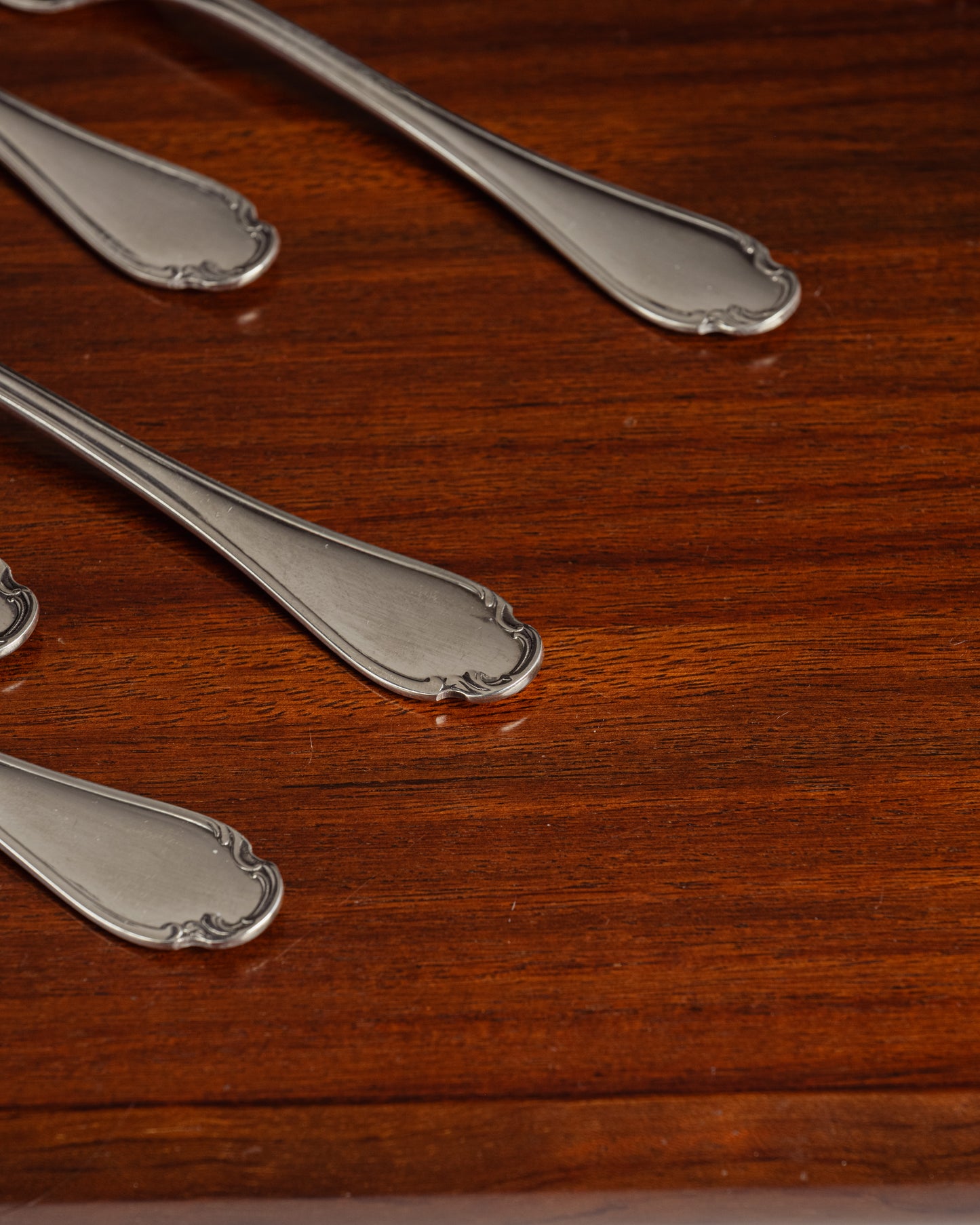 SET OF 10 OYSTER FORKS, CHRISTOFLE, 1950s