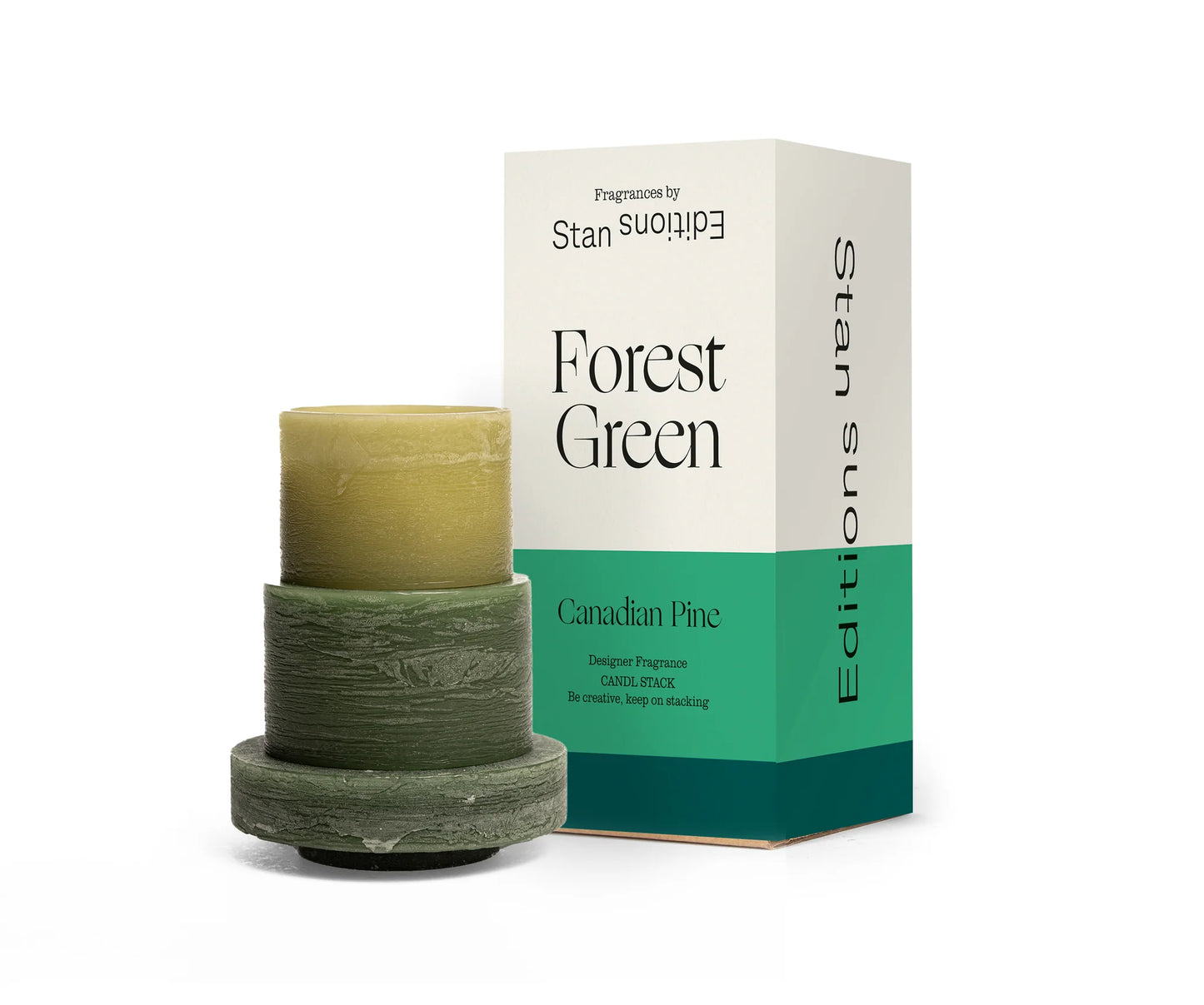 CANDLE 'STACKS FOREST GREEN FRAGRANCES STAN EDITION'